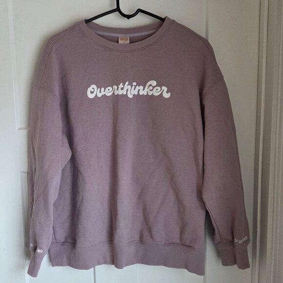 See The Way I See Tops - SEE THE WAY I SEE OVERTHINKER SWEATSHIRT XL